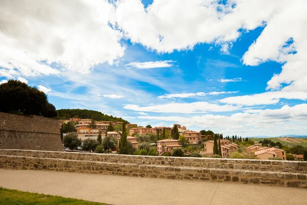 Όμορφη Montalcino, κατά τη γνώμη της Τοσκάνης — Φωτογραφία Αρχείου