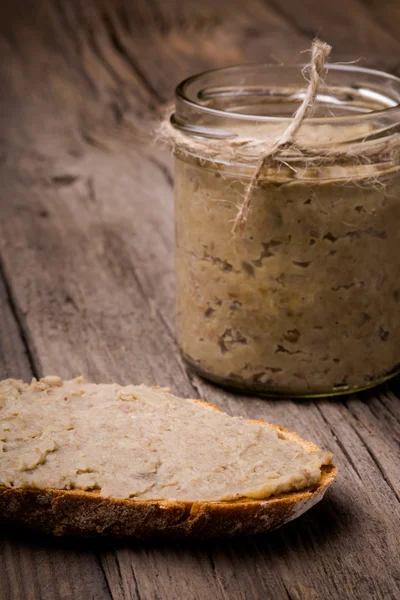 Natural diy homemade lentil paste — Stock Photo, Image