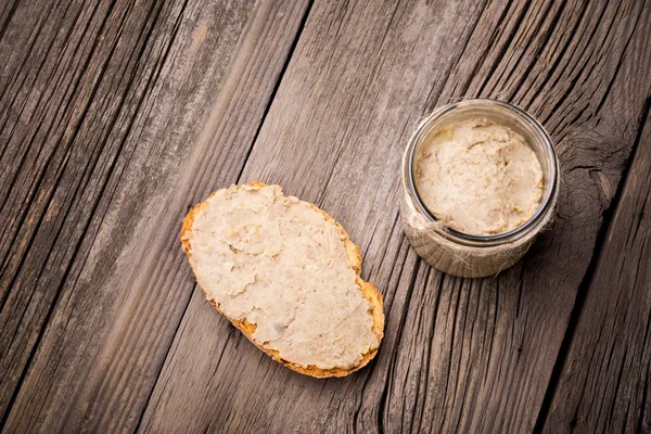 Pasta di lenticchie fatta in casa fai da te naturale — Foto Stock