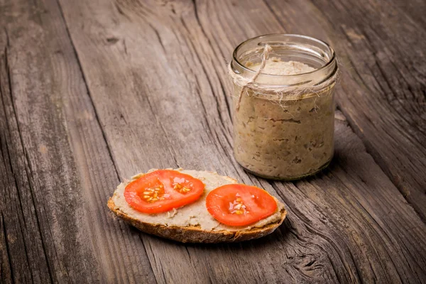 Pasta di lenticchie fatta in casa fai da te naturale — Foto Stock