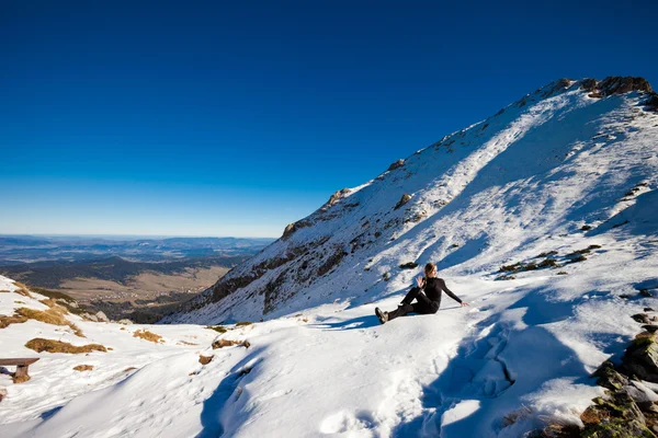 Slovakça Belianske Tatry Yoga — Stok fotoğraf