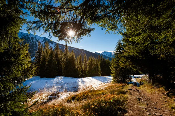 Slovenská Belianských Poprad na šířku — Stock fotografie