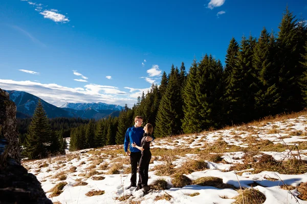 Touristis i slovakiska Belianske Tatry — Stockfoto