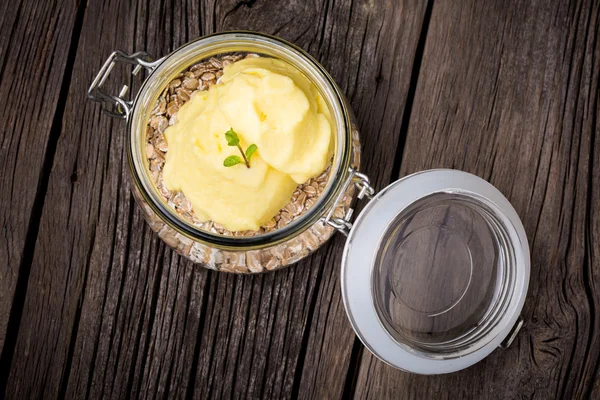 Helado de yogur de mango casero natural — Foto de Stock