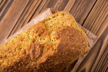 Ev yapımı nohut ve buğday ekmek