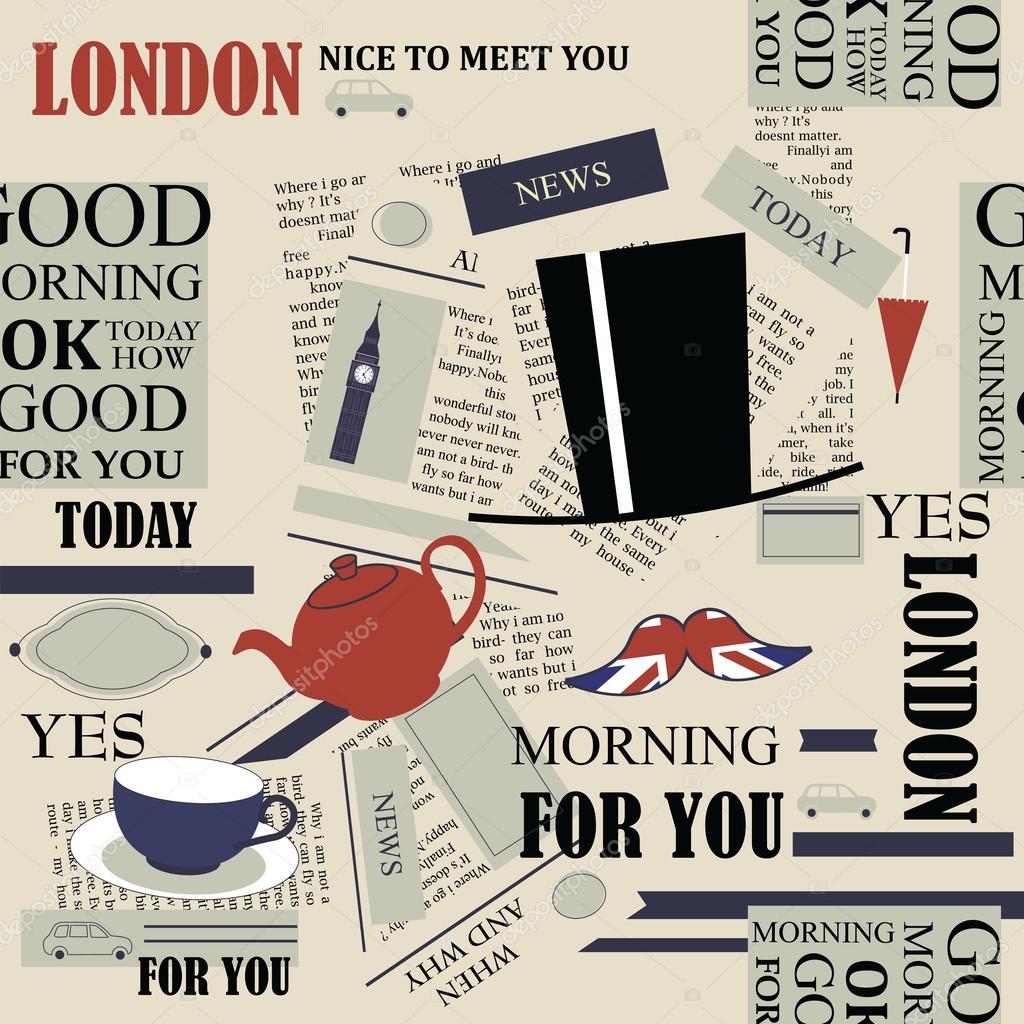 Fondo: periodicos sin | Fondo de periódico — Vector de stock © yuyula