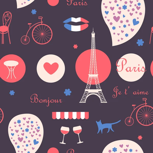 gece Paris arka plan