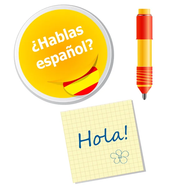 Set español — Vector de stock