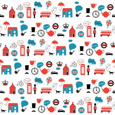 Çocukça İngilizce desen