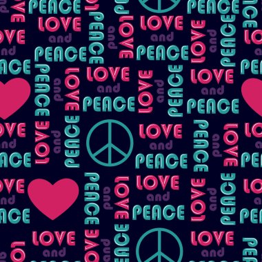 Love and peace background
