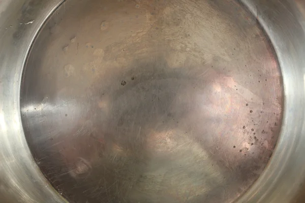 Metal bottom of the pan — Stock Photo, Image