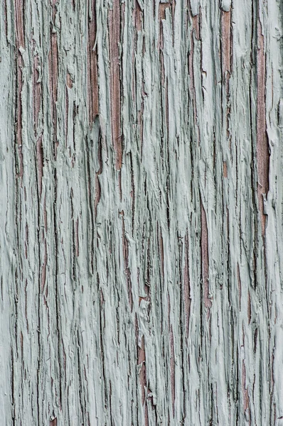 Gray painted peeling wood for background — Stock Photo, Image