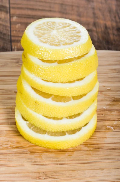 Stack of lemon slices — Stock Photo, Image