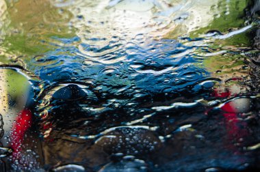 Soyut su yansıma arka planı için