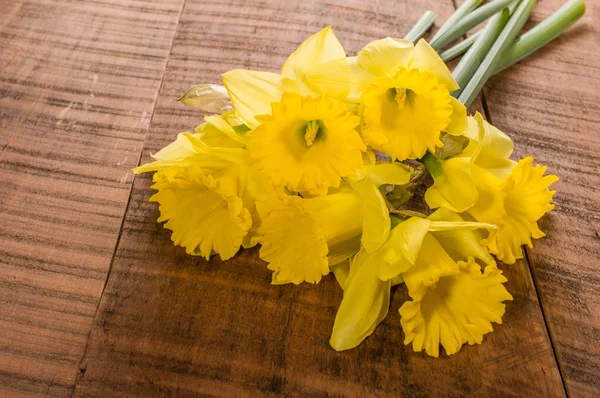 Bouquet of yellow daffodil flowers — Stock Photo, Image