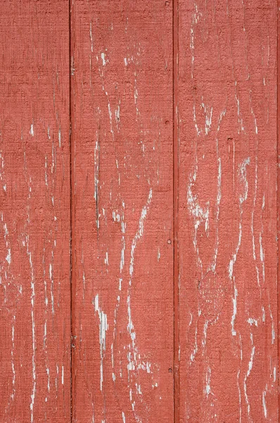 Peeling red painted siding for background — Stock Photo, Image