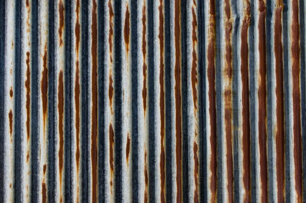 Corrugated metal sheet for background — Stock Photo, Image