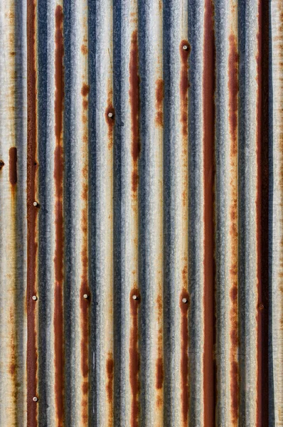 Corrugated metal sheet for background — Stock Photo, Image