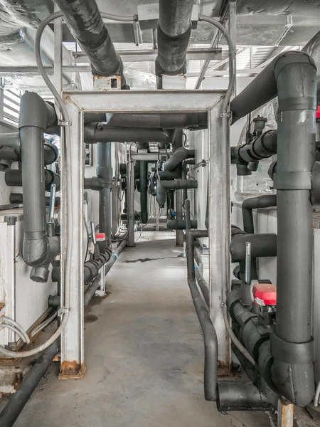 Pipe line in factory — Stock Photo, Image