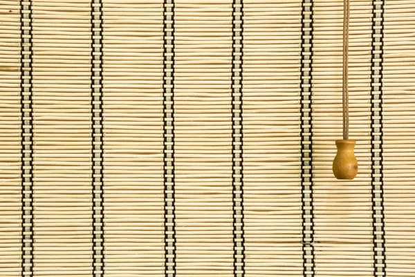 リビング ルームで竹のカーテン — ストック写真