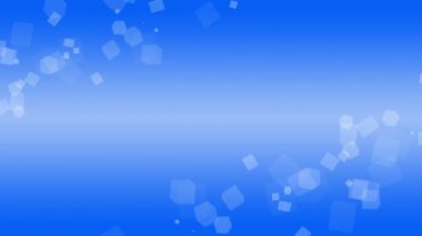 Mavi arka plan beyaz parçacık ile