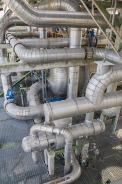 Fabrika rafine boru hattı