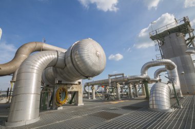 Petrol ve kimya endüstriyel fabrika