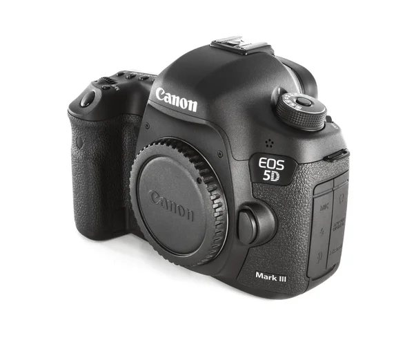 EOS Canon 5d Mark III dijital fotoğraf makinesi yüksek düzey fotoğraf, yazı işleri için kullanmak sadece — Stok fotoğraf