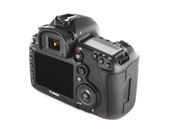 EOS Canon 5d Mark III dijital fotoğraf makinesi yüksek düzey fotoğraf, yazı işleri için kullanmak sadece — Stok fotoğraf