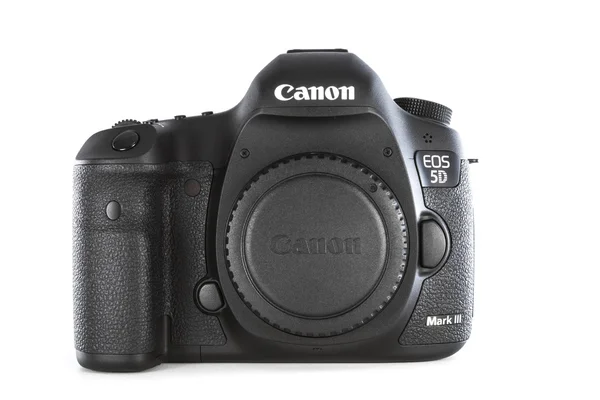 EOS Canon 5D Mark III, Digital camera for high level photograph, Editorial use only — стоковое фото
