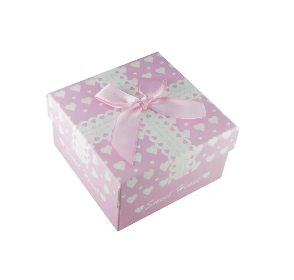 Pink gift box — Stock Photo, Image