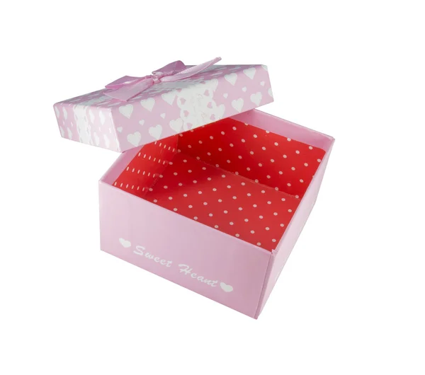 Caja de regalo rosa — Foto de Stock