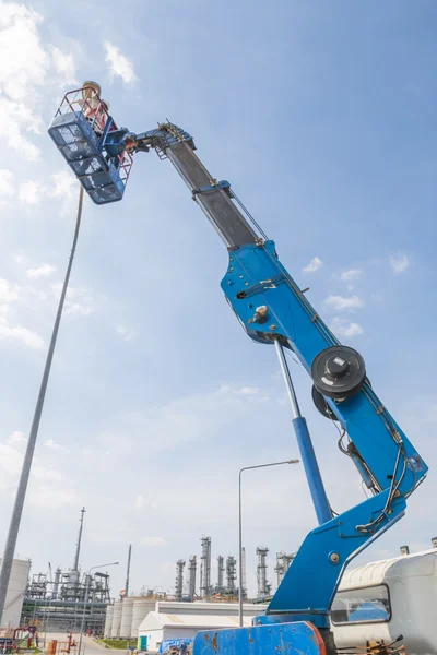 Repair street lighting — Stock Photo, Image