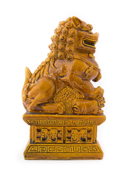 Statue de lion chinois — Photo