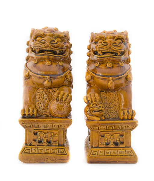 Chinese lion statue — Stock Photo, Image