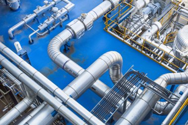 Endüstriyel fabrika işlem alanı