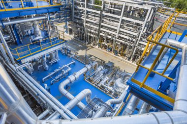 Endüstriyel fabrika işlem alanı