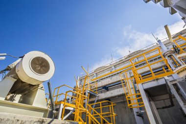 Endüstriyel fabrika işlem alanı