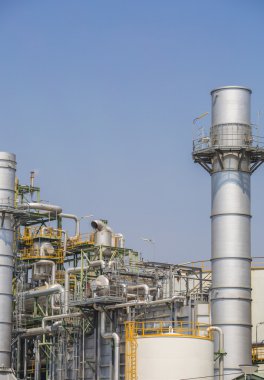 Chemical plant process area structure