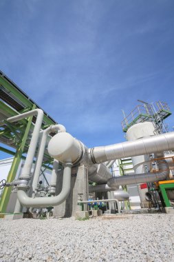 Petroleum plant on day time