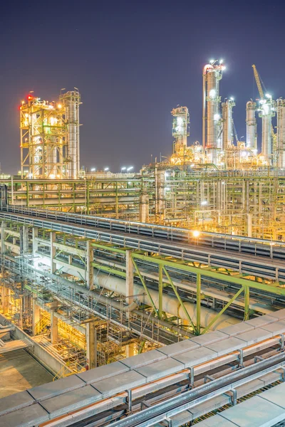 Twilight of Refineryl Plant — Stock Photo, Image