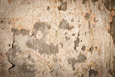 Kaba, yıpranmış yüzeyli, endüstriyel, kentsel veya sanatsal tasarım kavramları için ideal çatlaklar ve kusurlarla dolu Grunge beton doku arka planı.