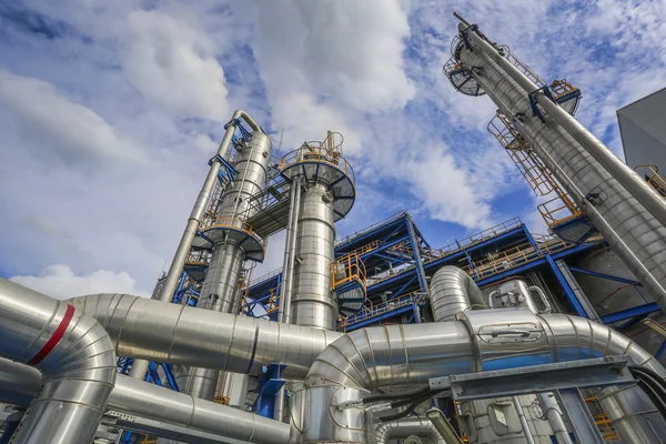 Olie en chemische fabriek — Stockfoto
