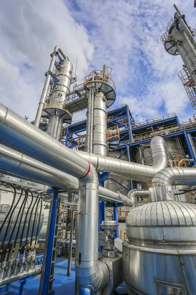 Process area of refinery plant — Stock Photo, Image