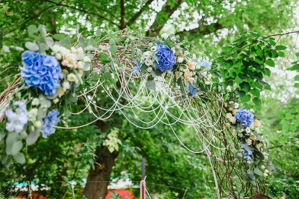 La parte del arco de la ceremonia de boda —  Fotos de Stock