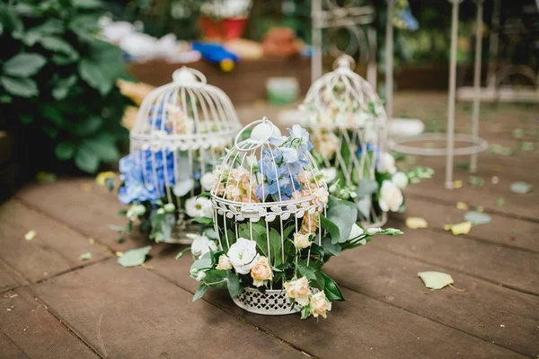 Bloemen van huwelijksceremonie Stockafbeelding