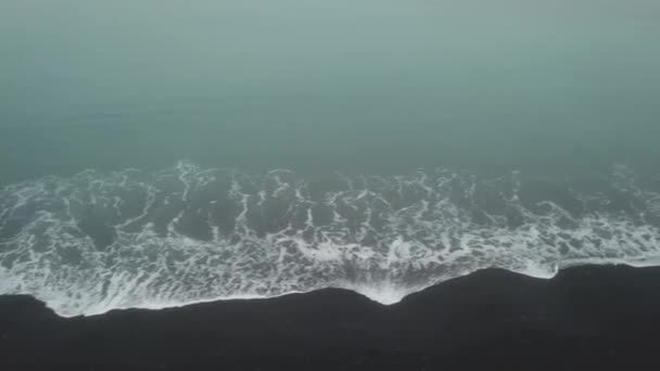 Вид Воздуха Тяжелый Туман Утром Кайкоуре Южный Остров Новая Зеландия — стоковое видео