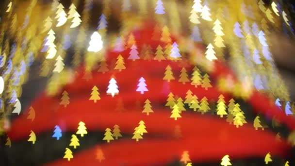 Albero Natale Sfondo Vacanza Natale — Video Stock