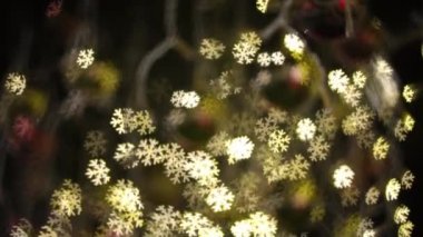 Kar Tanesi, Noel temalı logo arka planında logo dondur