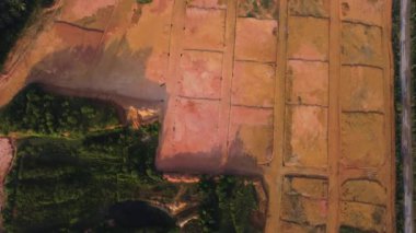 Havadan görüş alanı geliştirme alanı için temiz